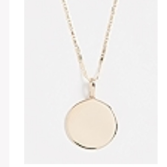 Lana Jewelry 14k Disc Necklace On 18” Chain
